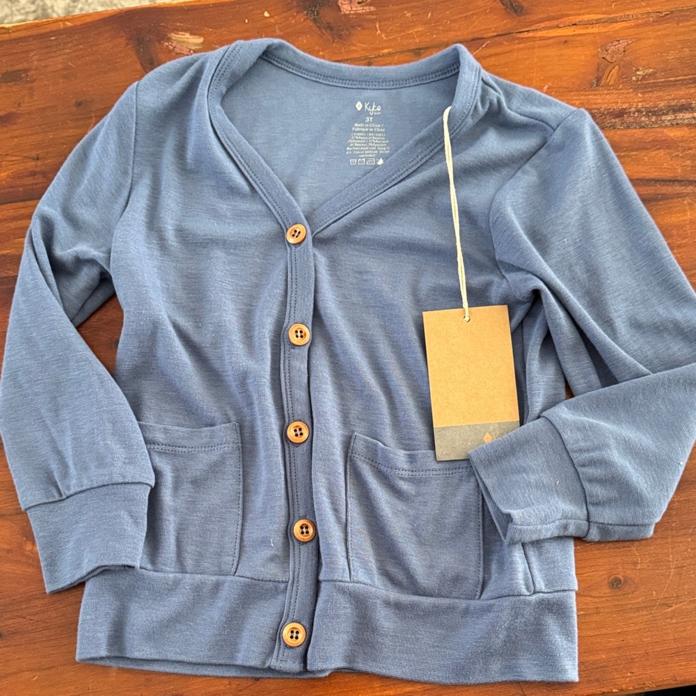 NWT steel Kyte baby cardigan